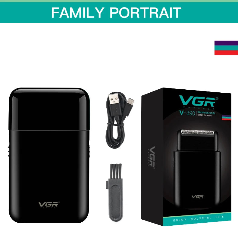 VGR Electric Shaver Professional Beard Trimmer Razor for Men V-390