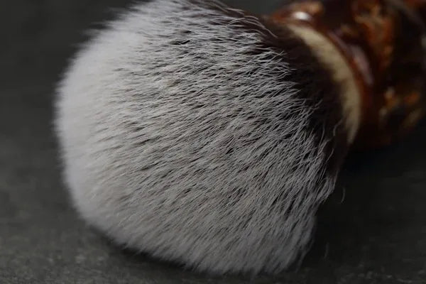 Caramel Cat's Whisker Synthetic Shaving Brush