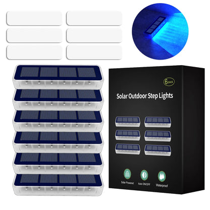 Solar LED Step Lamp Stair Lights Outdoor IP68 Waterproof