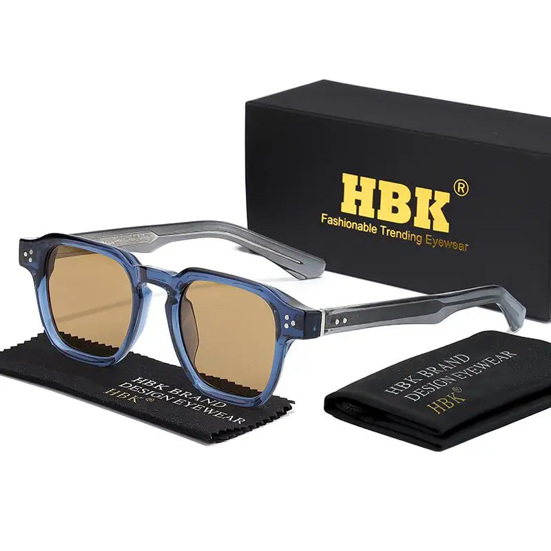 HBK New Fashion Sunglasses men Vintage Square