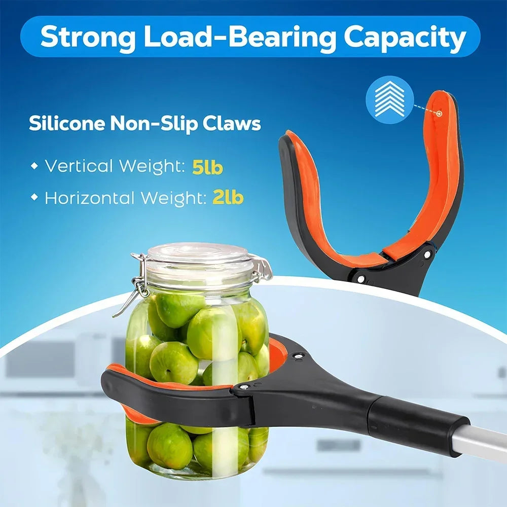 Extra Long Grabber Reacher with 360°Rotating Jaw
