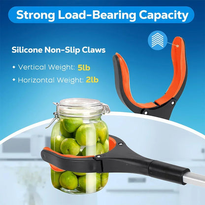 Extra Long Grabber Reacher with 360°Rotating Jaw