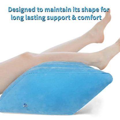 Inflatable Velvet Leg Pillow Plastic Camping Soft Inflatable