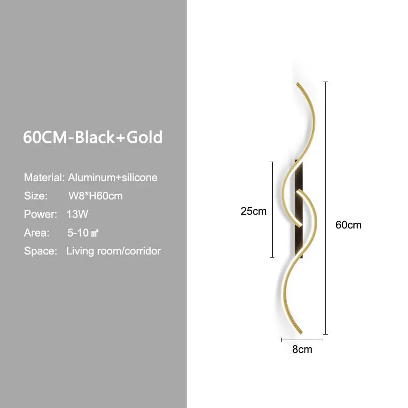 Minimalist Bedroom LED Wall Lamps Decor Wall Lights
