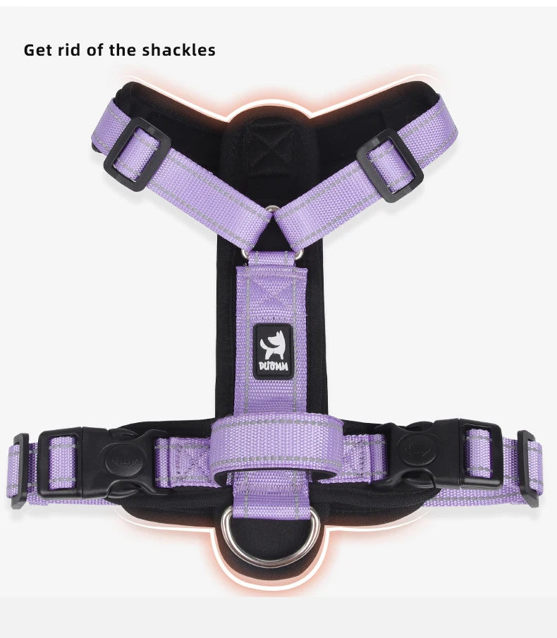 New Pet Harness Reflective With Handle Easy Control