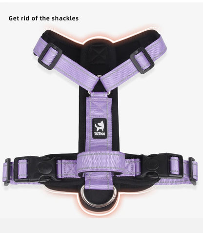 New Pet Harness Reflective With Handle Easy Control