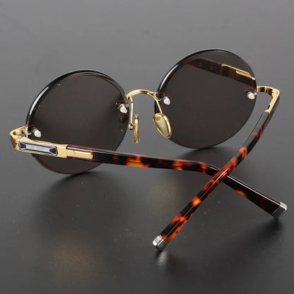 Men's Resin Sunglasses  Frameless UV400 Sunglasses