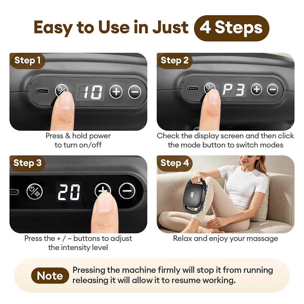 Upgrade Fascia Gun 99 Level Electric Fascia Massage Gun