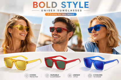 DML New Fashion Women Luxury Brand Square Sunglasses