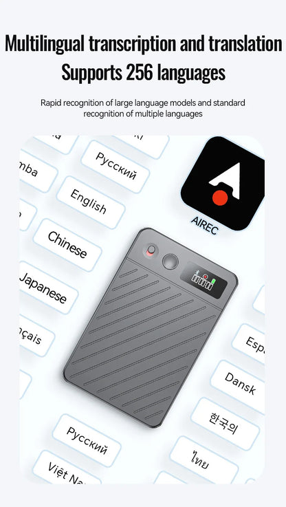 AI Digital Voice Recorders Pen 256GB 256 languages Real-time