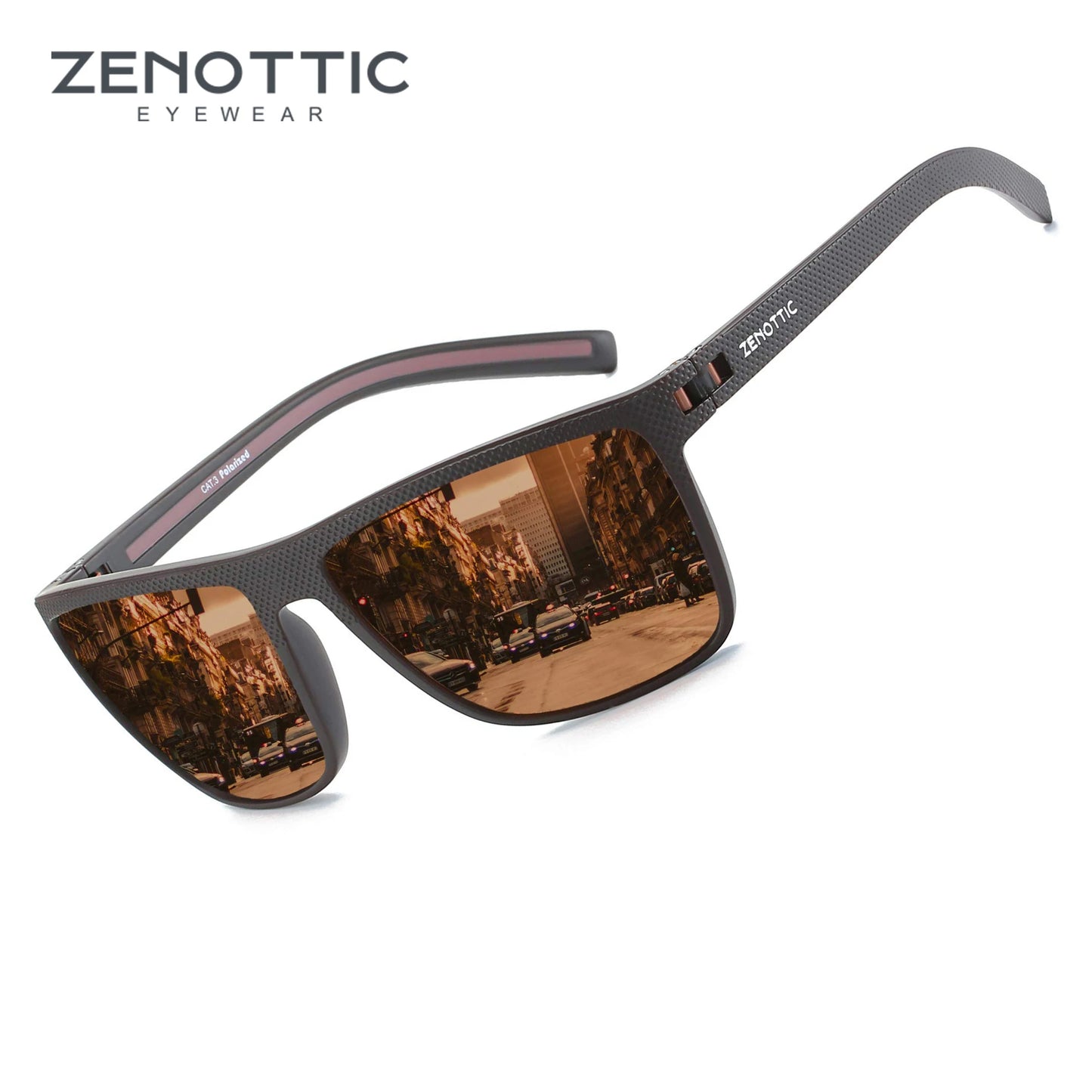 ZENOTTIC Fashion Polarized Sunglasses Shade  Lightweight