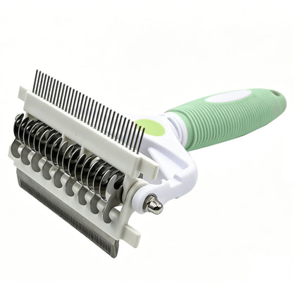 Pet Deshedding Brush 3 in 1 Cat Dog Hair Remover
