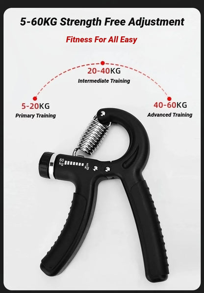 R Shaped Spring Grip Professional Wrist Strength Gripper