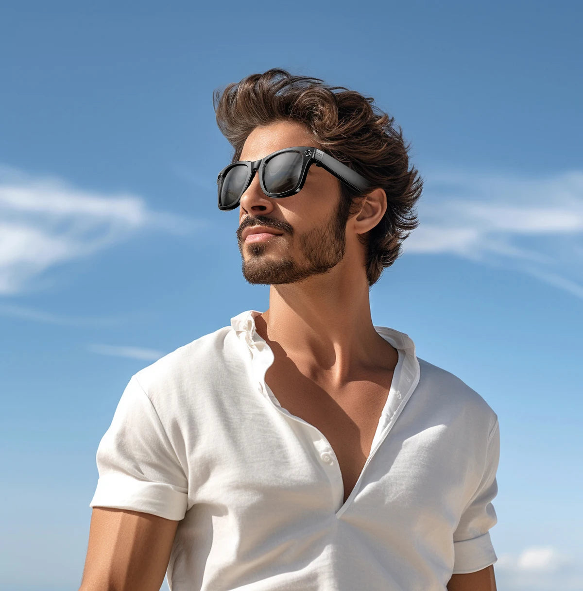 New Upgrade smart glasses With Camera Video Recording AI