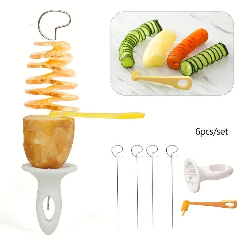Stainless Steel Spiralizer Set Multi-Functional Vegetable Cutter