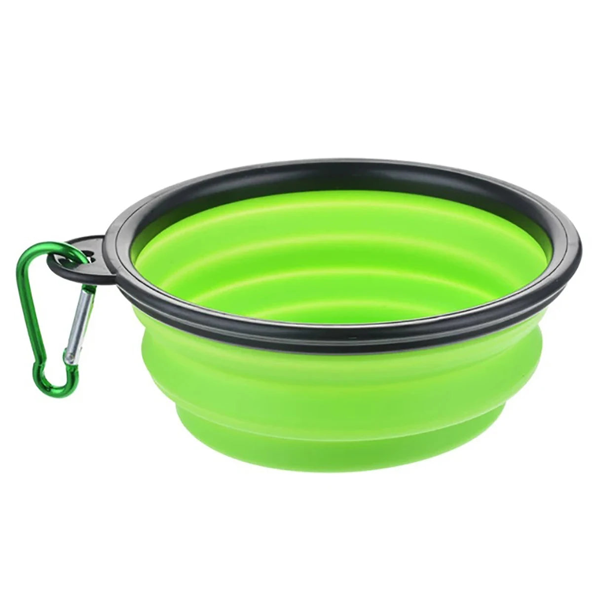 Collapsible Pet Silicone Dog Food Water Bowl Outdoor