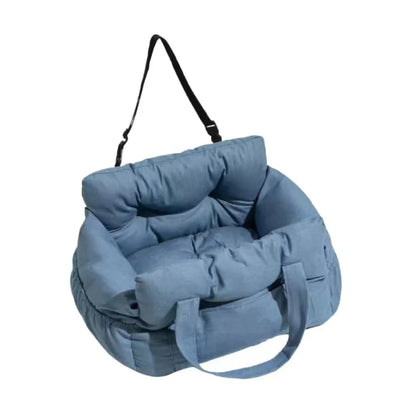 Dog Car Seat with Safety Belt - Non-Slip Pet Car Bed for Small Dogs,