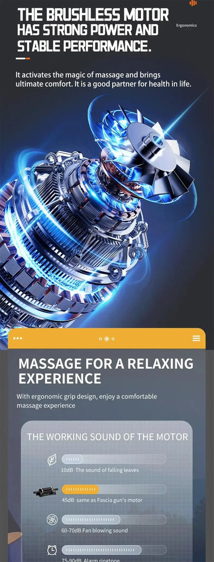 Relax Stress Massager Hand Held Massager for Muscle Rolling