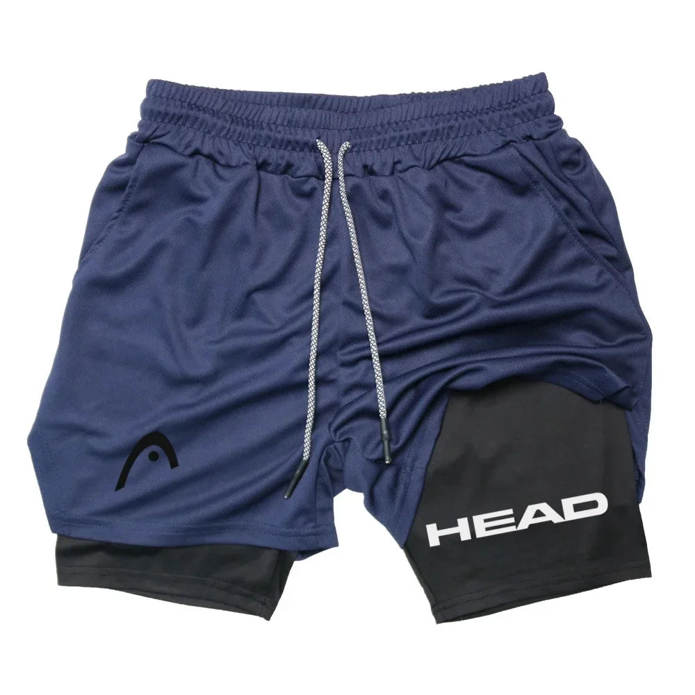 Anime Berserk Head Running Shorts Men Fitness Gym Training