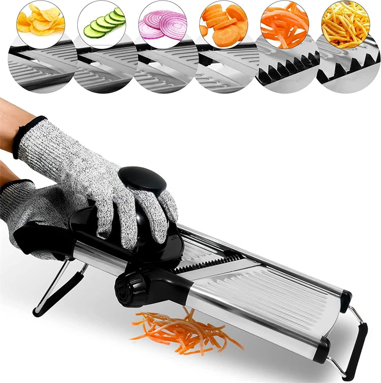 Adjustable Mandoline Slicer Stainless Steel Slicer