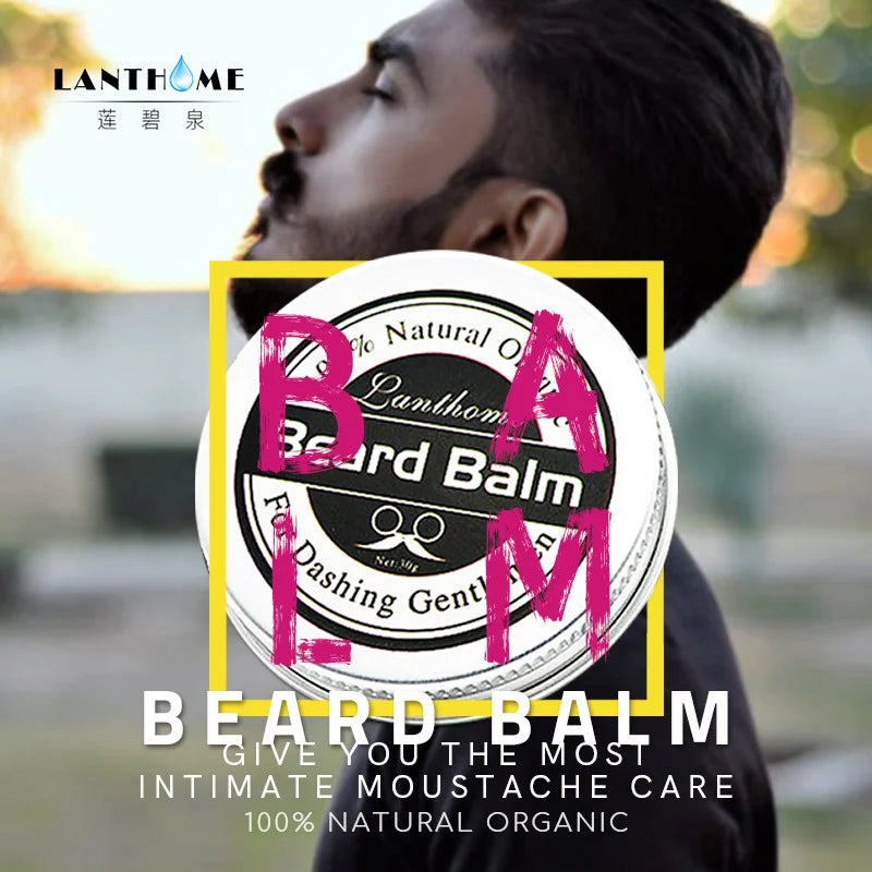 30g Beard Balm Conditioner Oil Improves Beard Softness