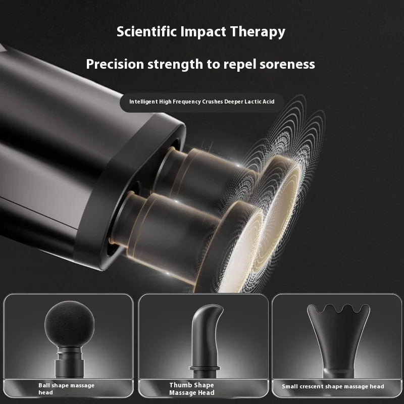 Double Head Handheld Mini Massager Gun with Deep Tissue