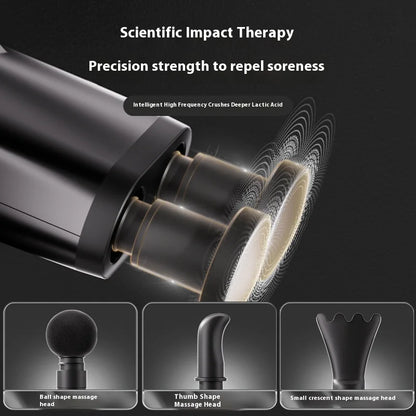 Double Head Handheld Mini Massager Gun with Deep Tissue