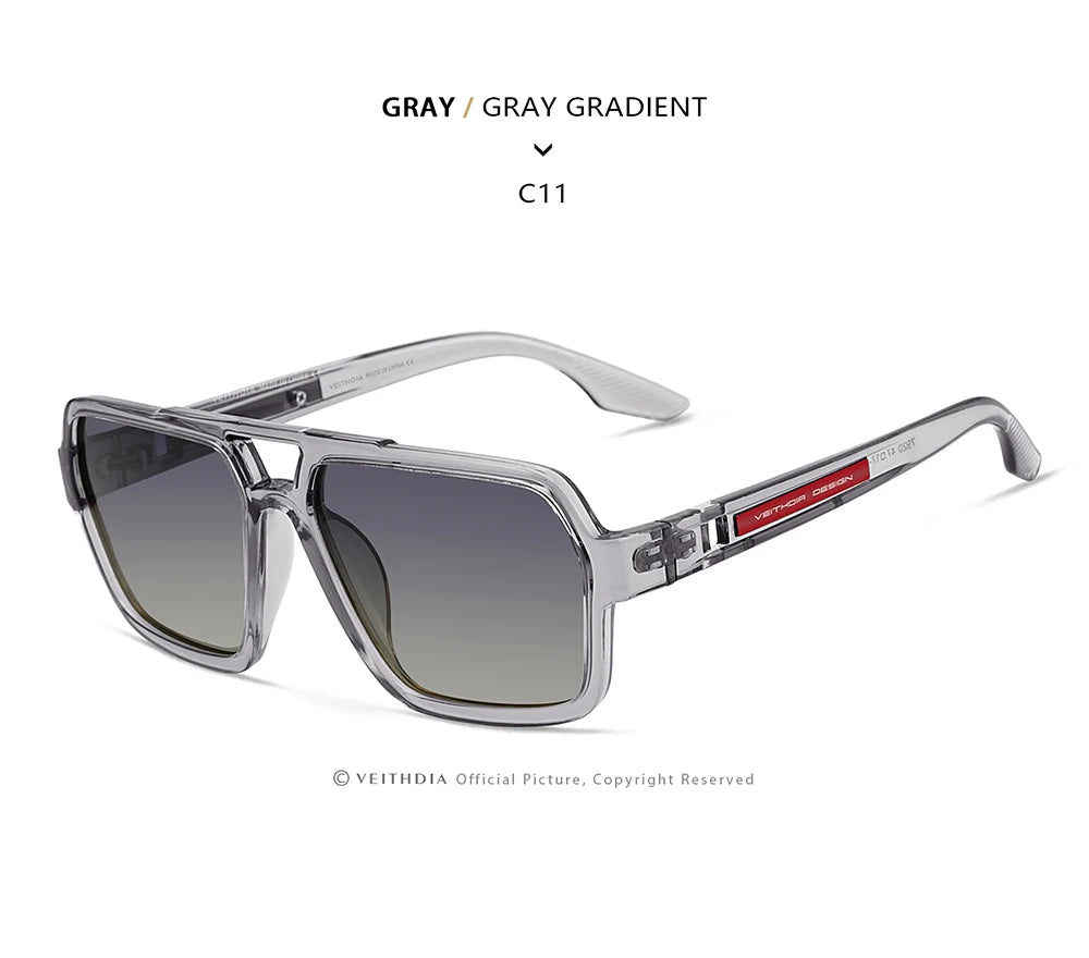New Arrival Square Sunglasses TR90 Frame Glasses Photochromic