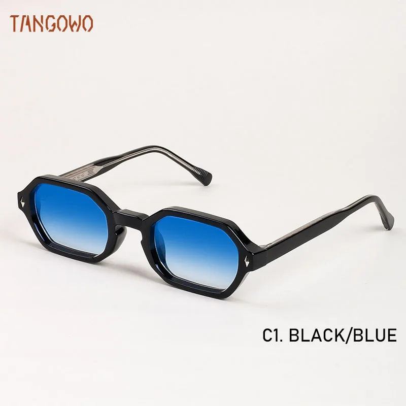 TANGOWO New Fashion Polygon Punk Sunglasses Luxury Brand