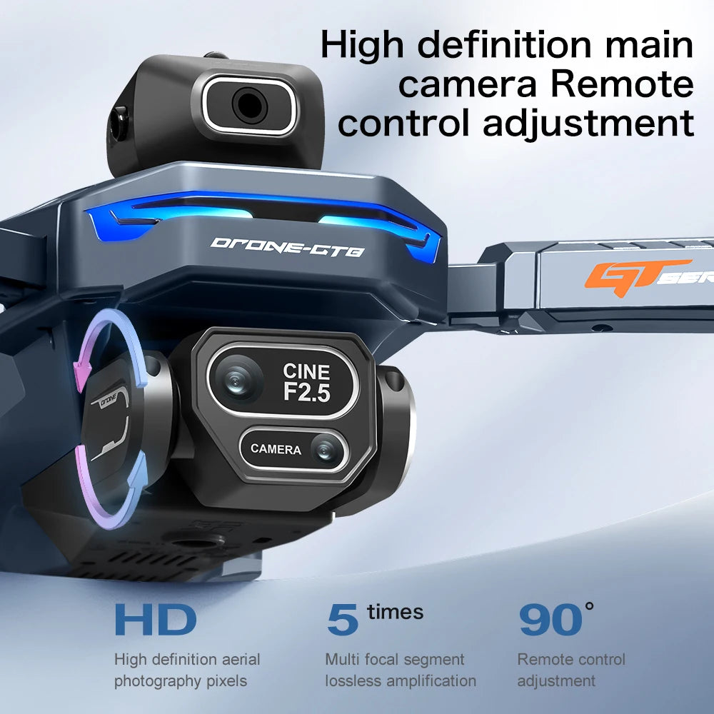 New GT8 Drone GPS 8K Professional HD 360° Dual Cameras