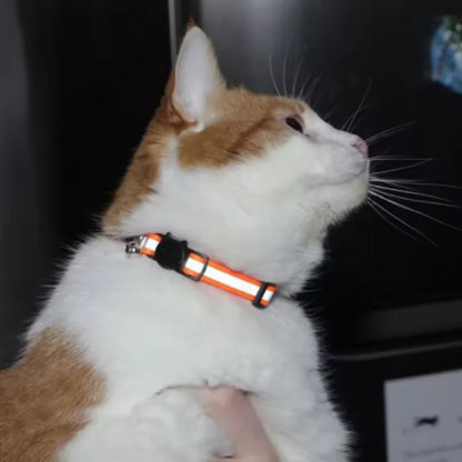 Colorful Reflective Breakaway Cat Collar with Bell