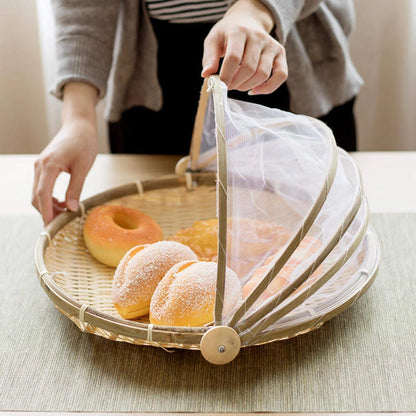 Bamboo Woven Baskets Anti-Mosquito Nets Covers