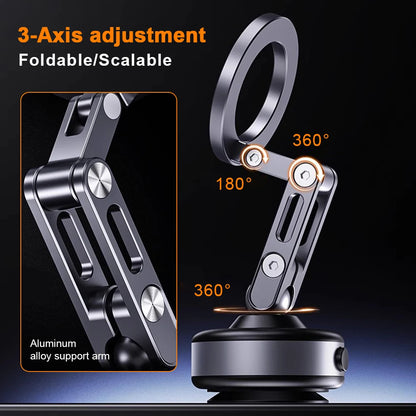 X93 Magnetic Phone Holder Rotating Suction Mag Stand