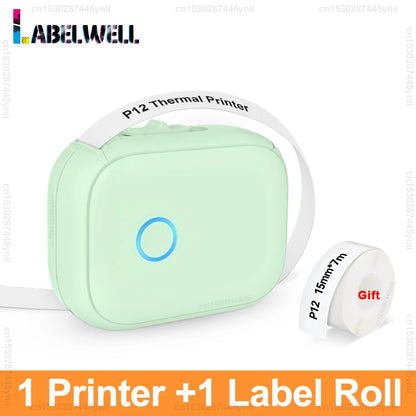 P12 Thermal Label Printer Similar Label Maker