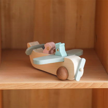 Wooden Birthday Train Toy Simulated Train Toy Model