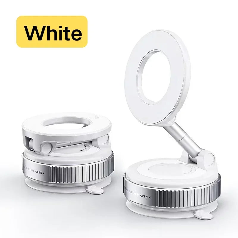Car Mount Electric Vacuum Magnetic Holder Foldable Suction Stand