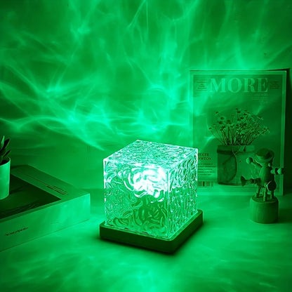 Rechargeable Shower Lamp with 16-Color Wave Projector
