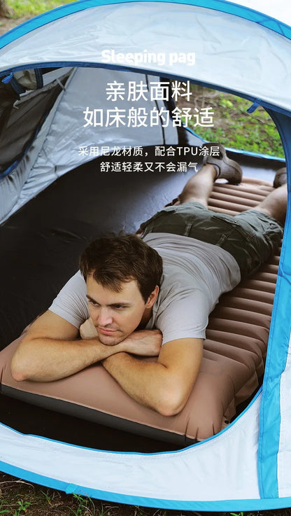 Outdoor Camping Sleeping Pad Inflatable Mattress