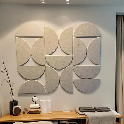 12 Pcs Felt Bulletin Board Living Room Sofa Wall Self-Adhesive