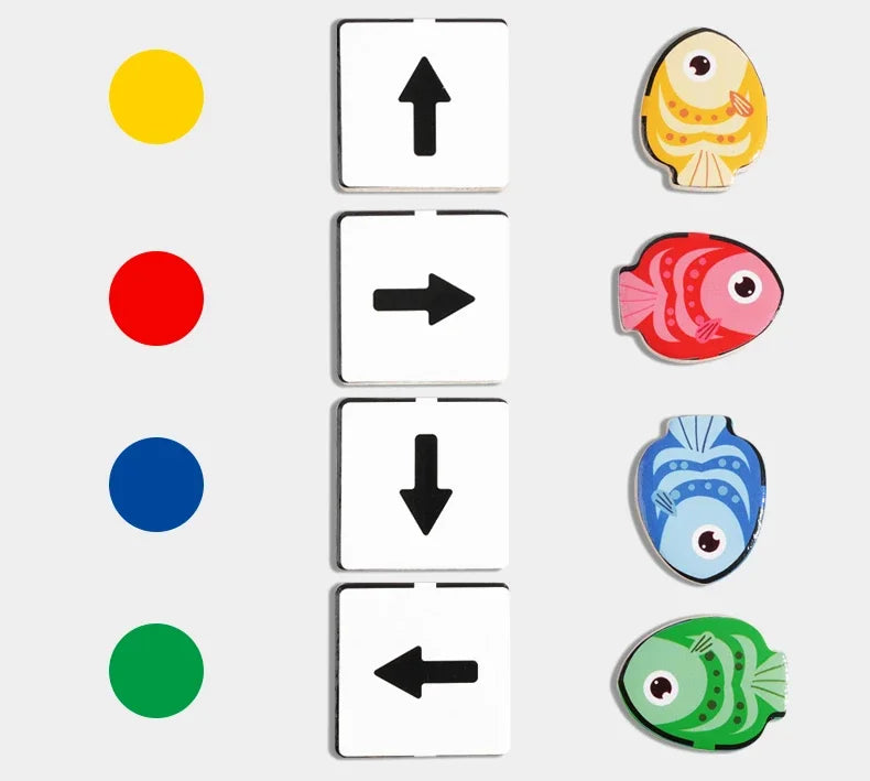 Wooden Montessori Toys Children's Logical Thinking Training