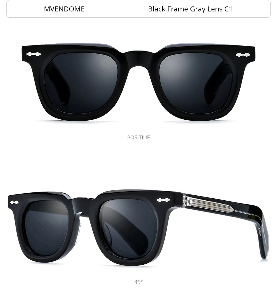 Acetate Polarized Sun Glasses Women Brand Designer