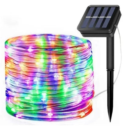 300LED Solar Rope Strip Light Outdoor Waterproof Fairy Light