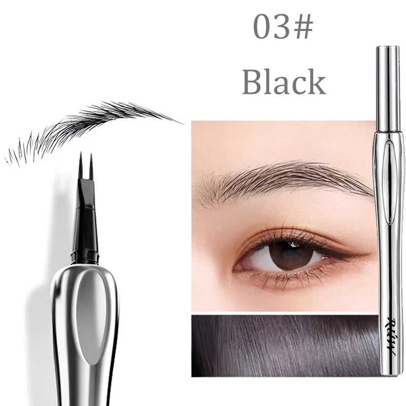 2 Forks Tip Liquid Eyebrow Pen All Day Wear Waterproof