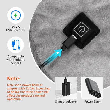 Electric Heating Shoulder Neck Pads Cervical Shawl Massager