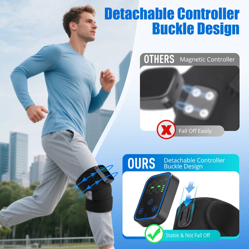 3 in 1 Cordless Thermal Knee Pad Knee Shoulder Massager
