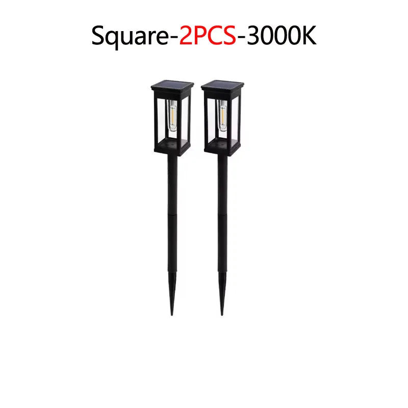 Retro Solar Pathway Warm Lights Outdoor