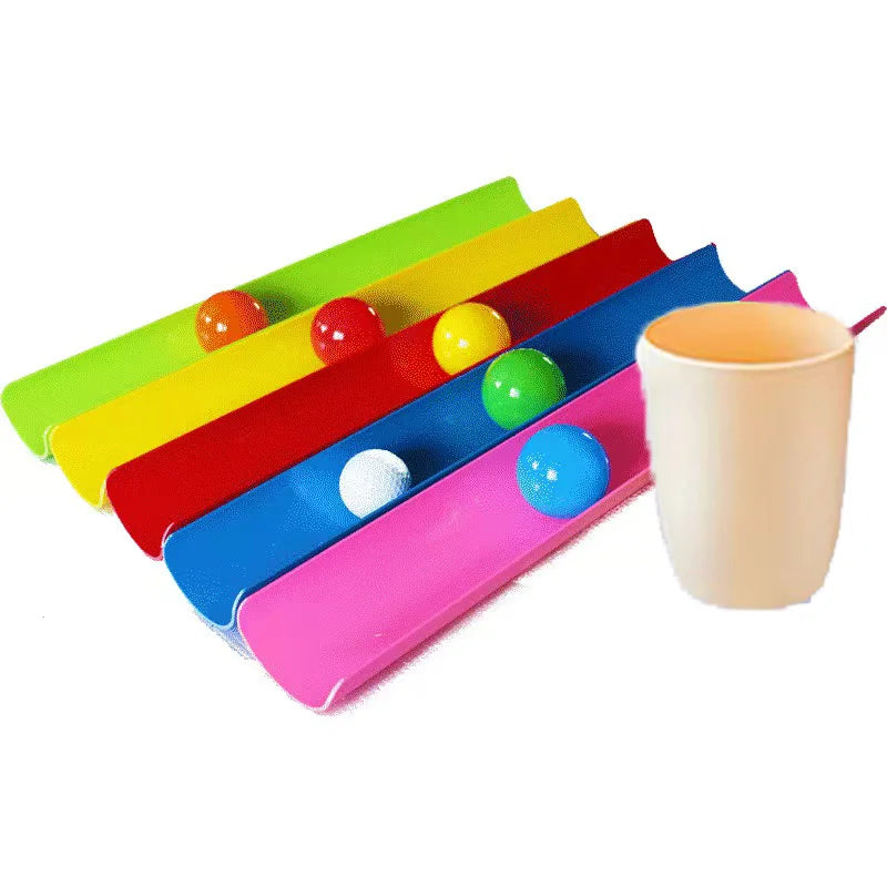 Children's Outdoor U-shaped Groove Ball Game