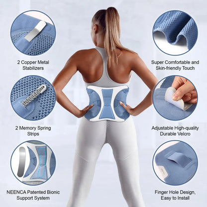 Back Support Brace Adjustable Lumbar Support Belt