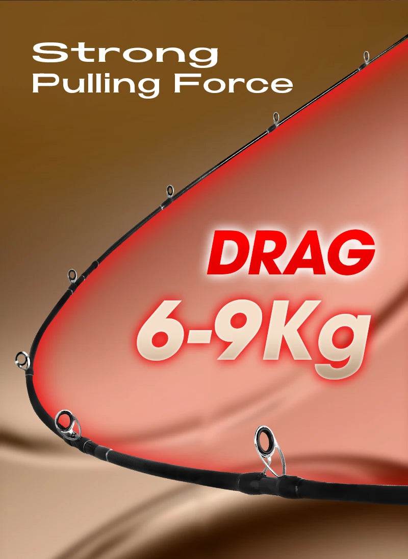 Seasir Salminus XF M/MH Spining & Casting Fishing Rod