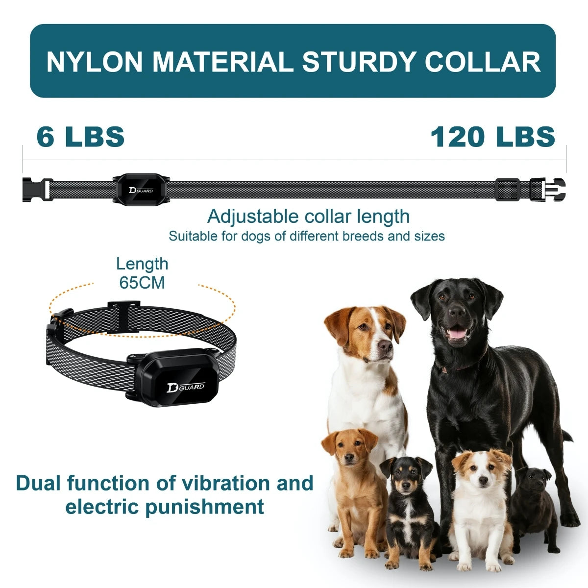 800m Digital Dog Training Collar Shock Vibration Sound